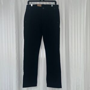 NWT Eddie Bauer Men's Black Canvas Utility Pants